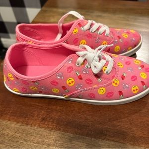 Pink Emoji Sneakers